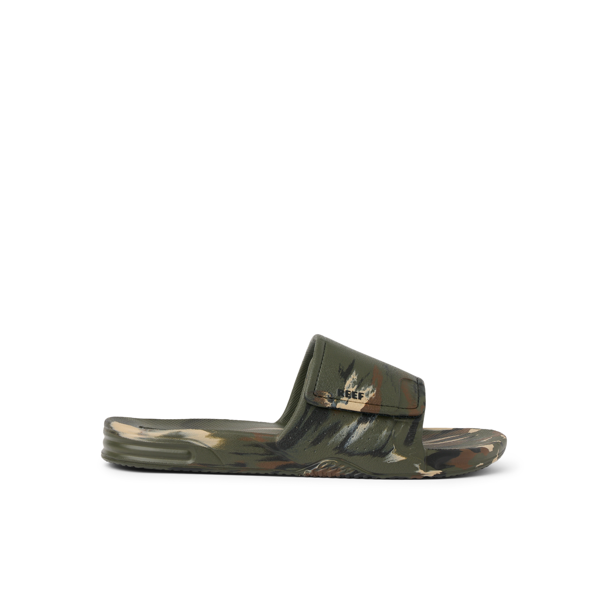 Reef Fanning Slide H2O Mens Sandal Camo Marble 11