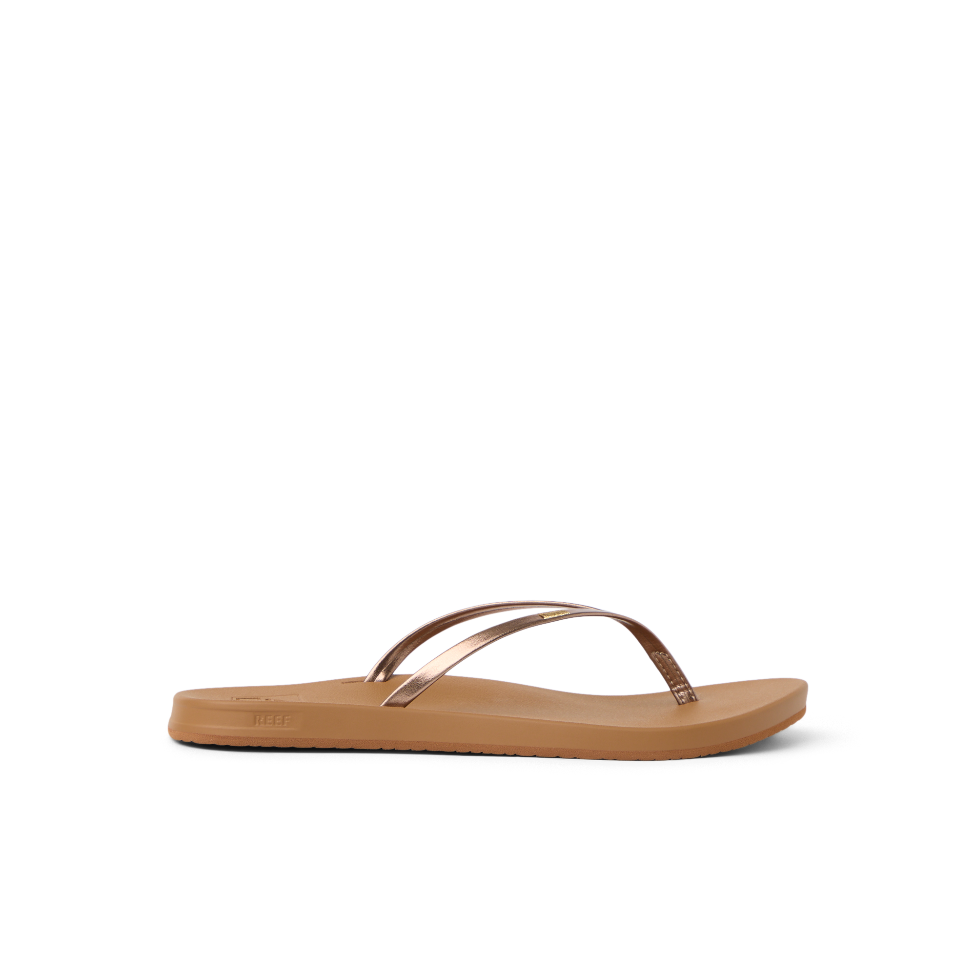 Reef Cushion Slim Womens Sandal Bronze-Brown 8