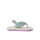 Reef Little Ahi Girls Sandal Tropical Floral 8 C