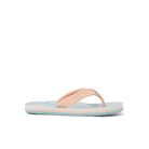 Reef Ahi Girls Sandal Peach-Blue Animal 5 Y