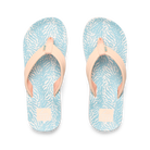 Reef Ahi Girls Sandal Peach-Blue Animal 5 Y