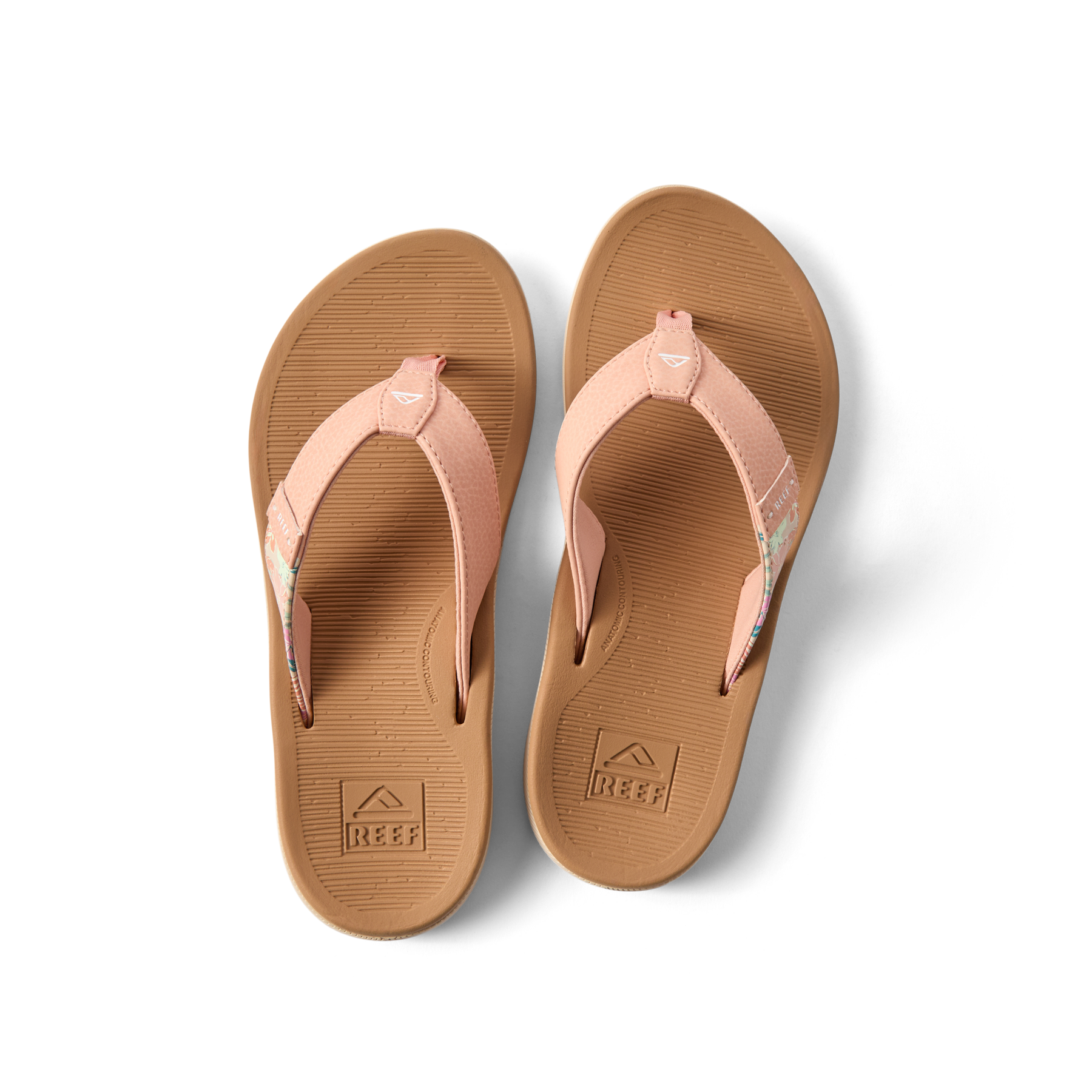 Reef Santa Ana Womens Sandal Peach-Tan 7