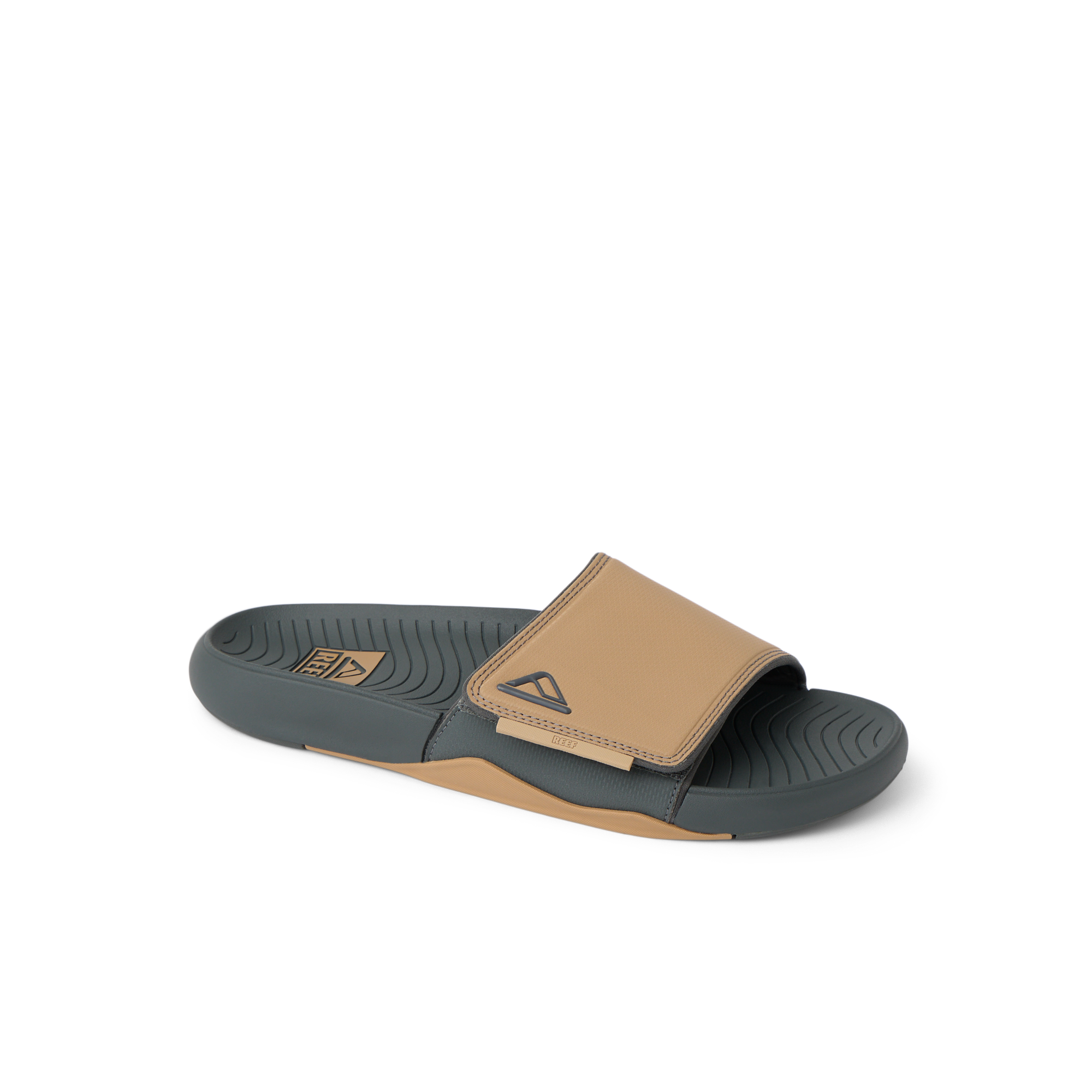 Reef Phantom Slab Mens Sandal Black-Tan 8