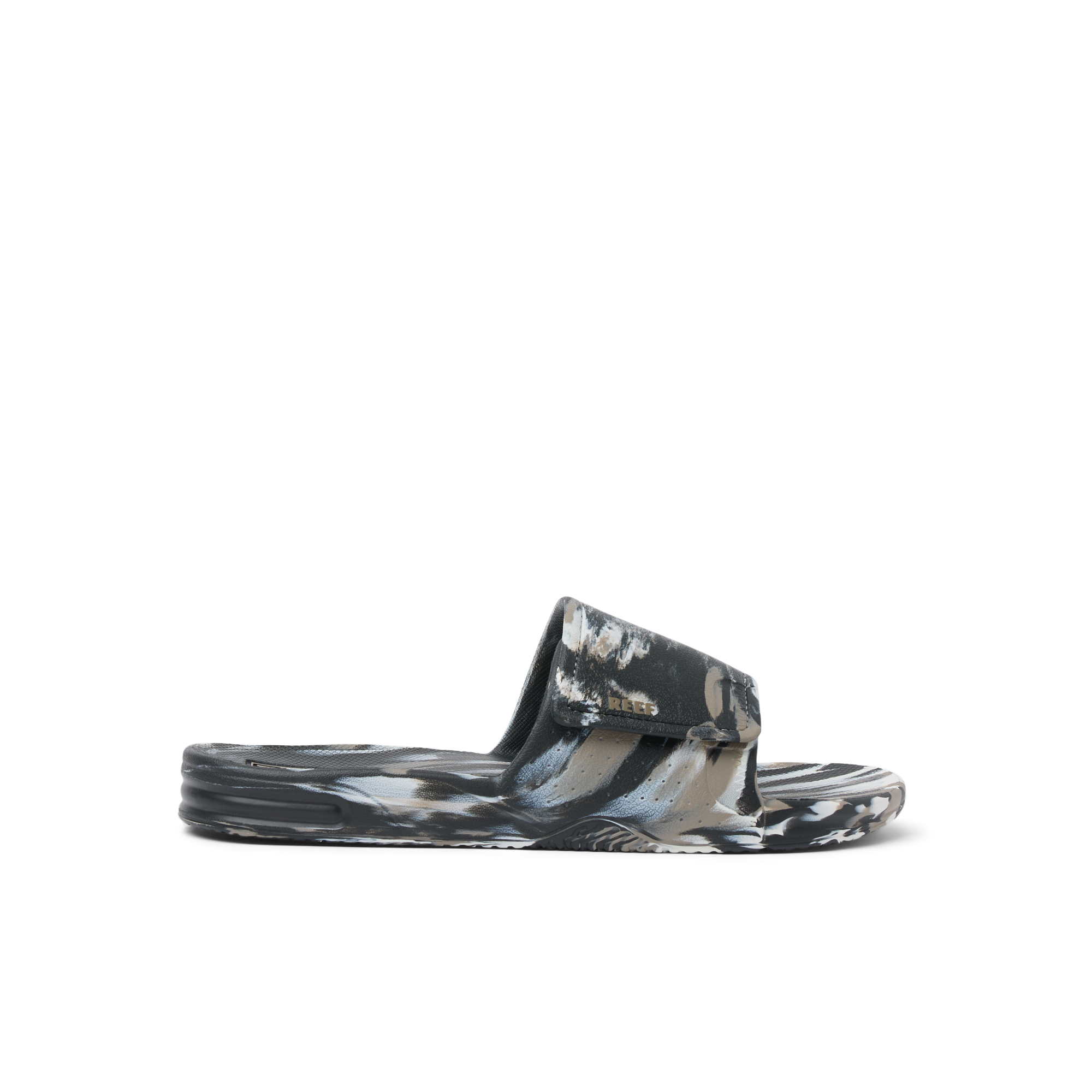 Reef Fanning Slide H2O Mens Sandal Tan-Beige Marble 12
