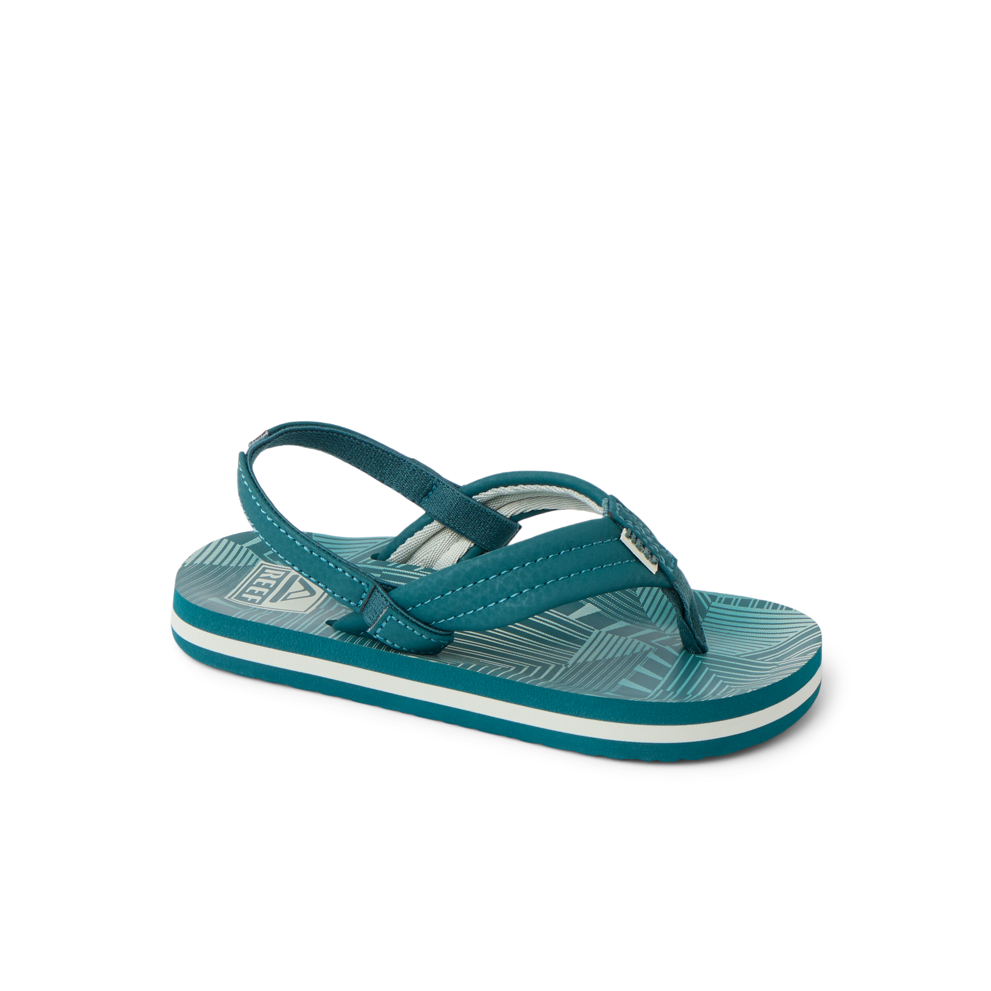 Reef Little Ahi Boys Sandal Sage Stripe 6 C
