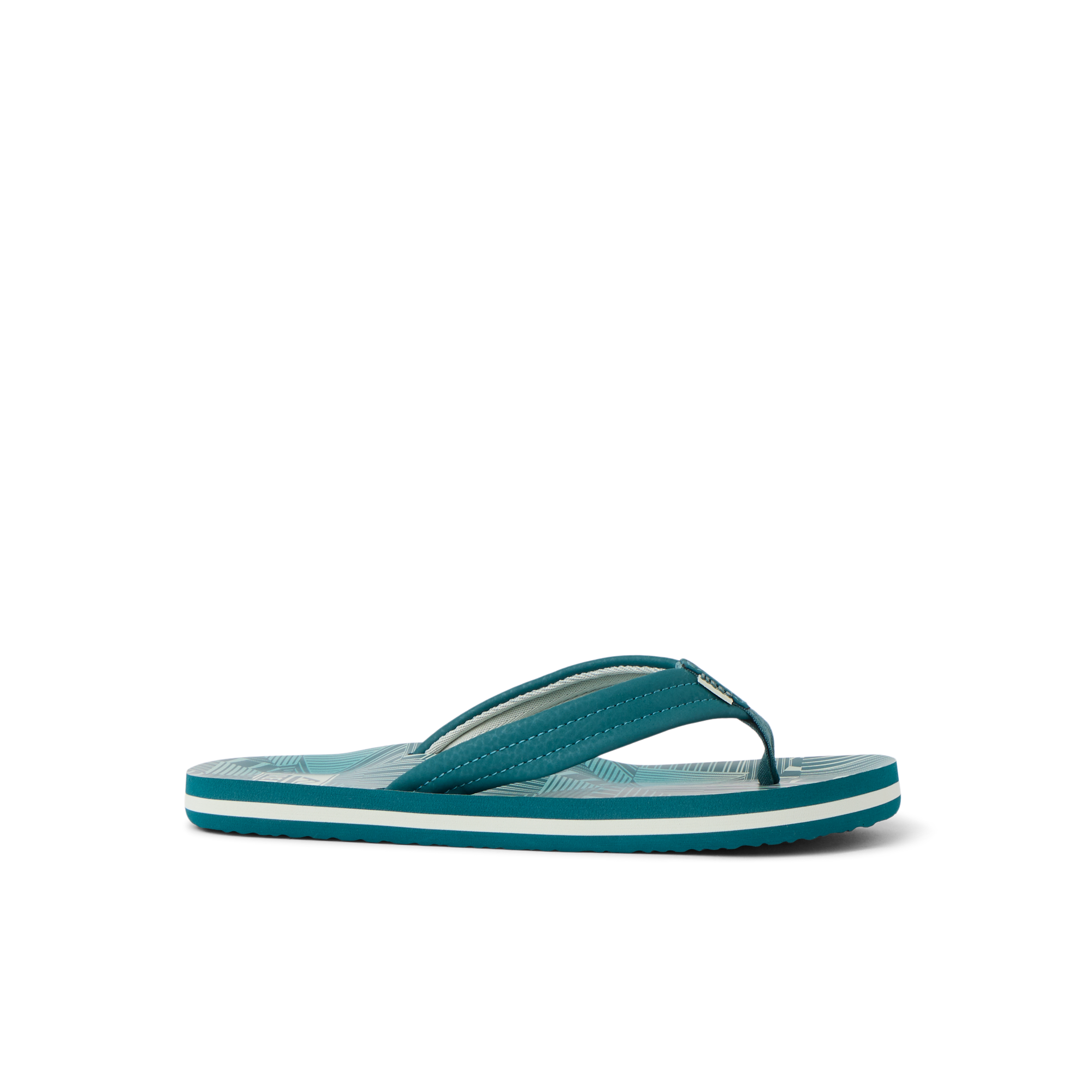Reef Ahi Boys Sandal Sage Stripe 4 Y