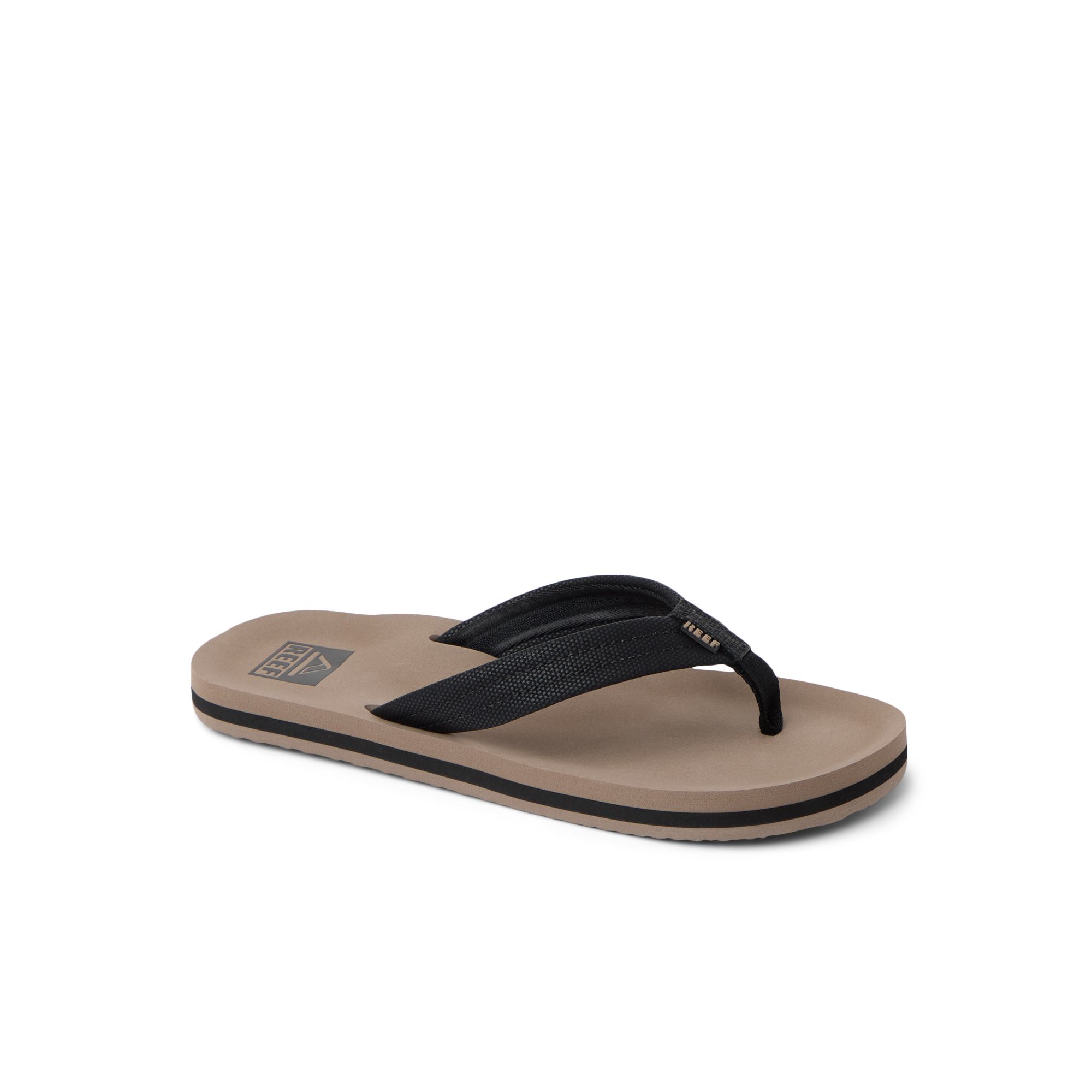 Reef Ahi Boys Sandal Black-Tan 5 Y