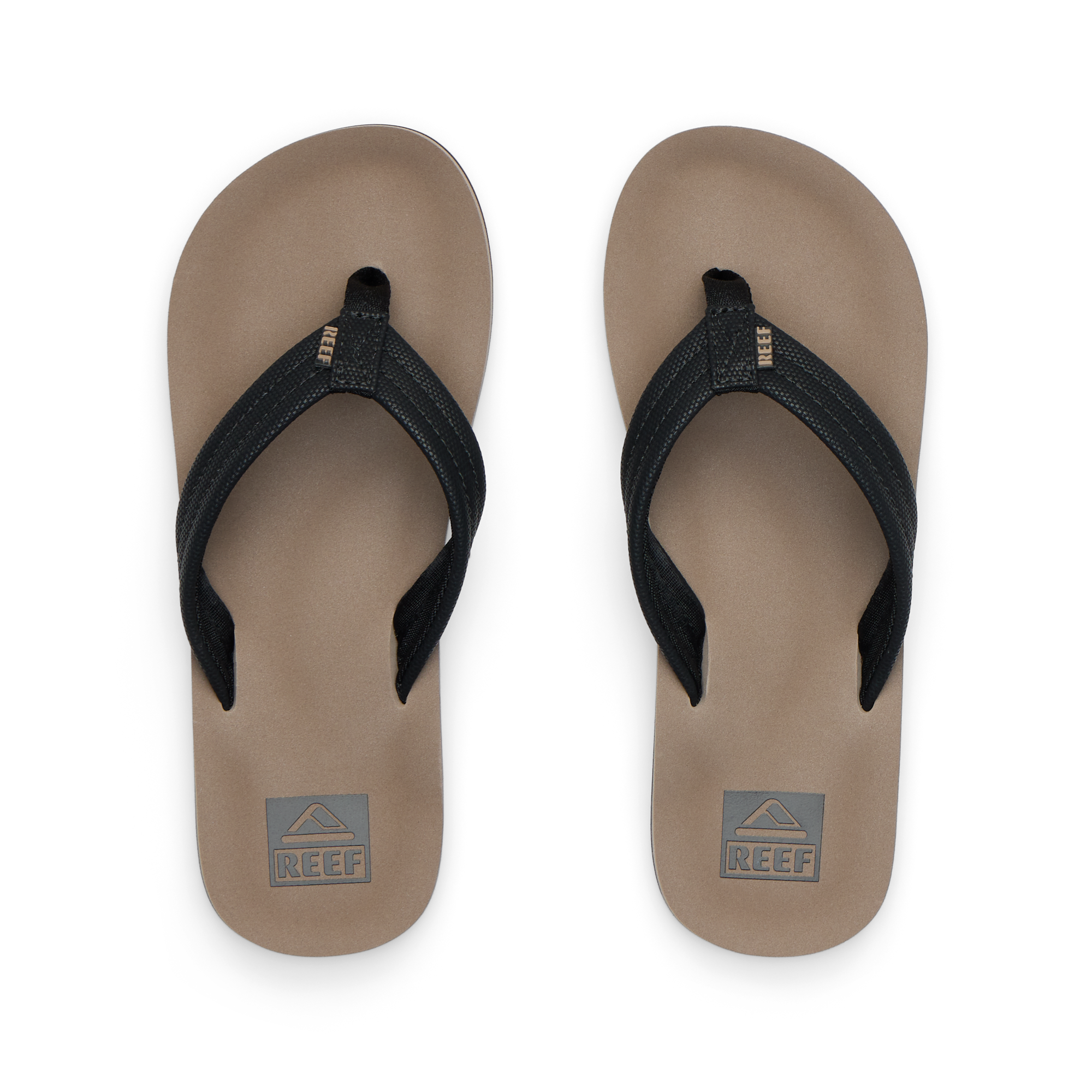 Reef Ahi Boys Sandal Black-Tan 5 Y