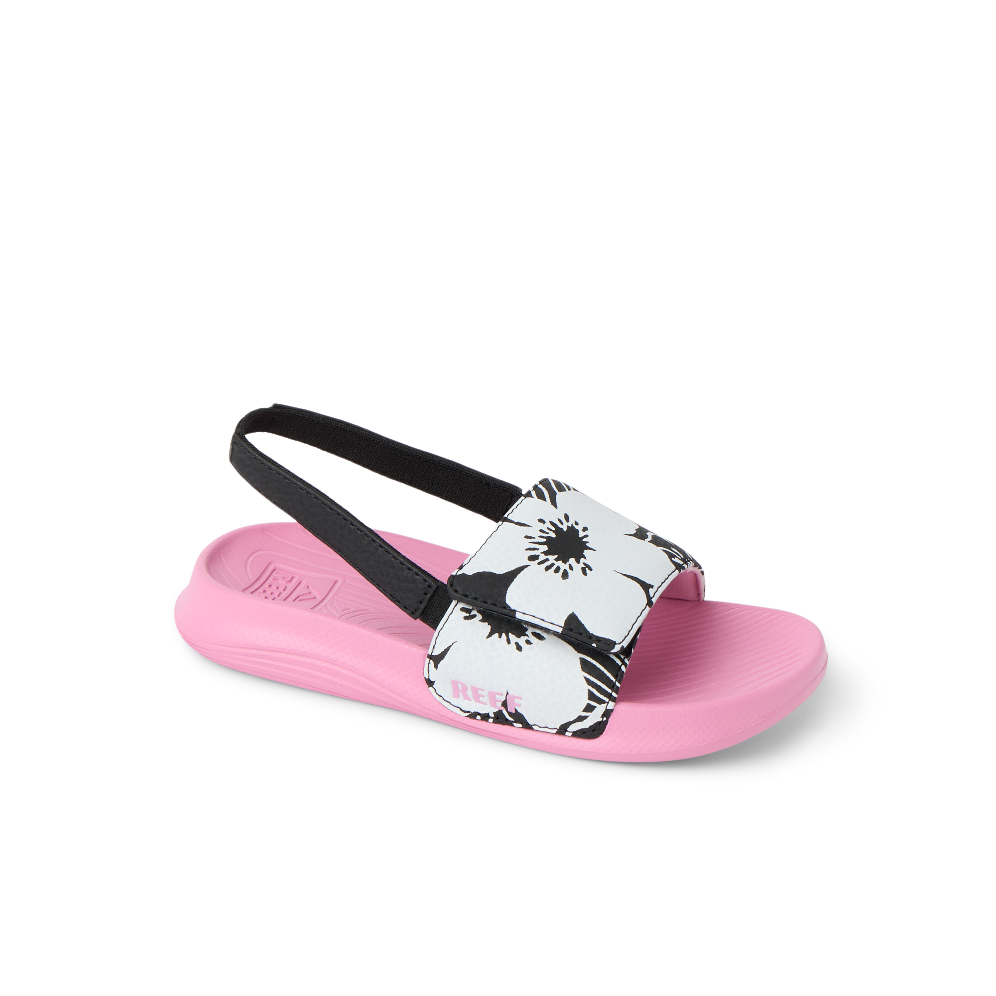 Reef Little Salty Girls Slide Black-Pink 8 C