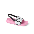 Reef Little Salty Girls Slide Black-Pink 7 C