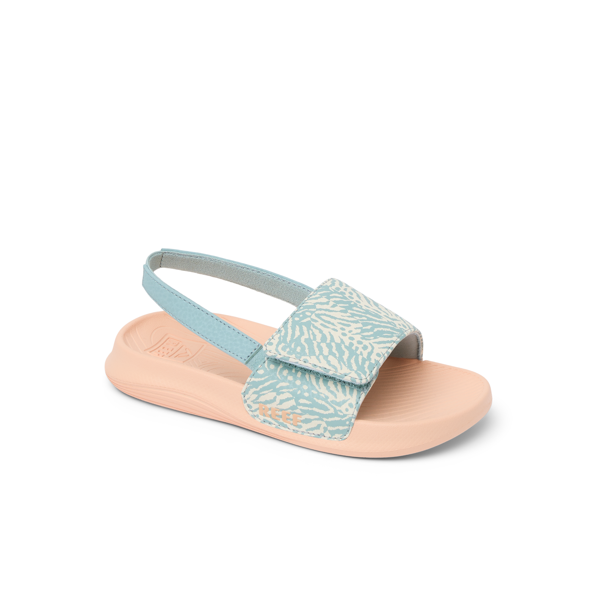 Reef Little Salty Girls Slide Blue Haze 5 C