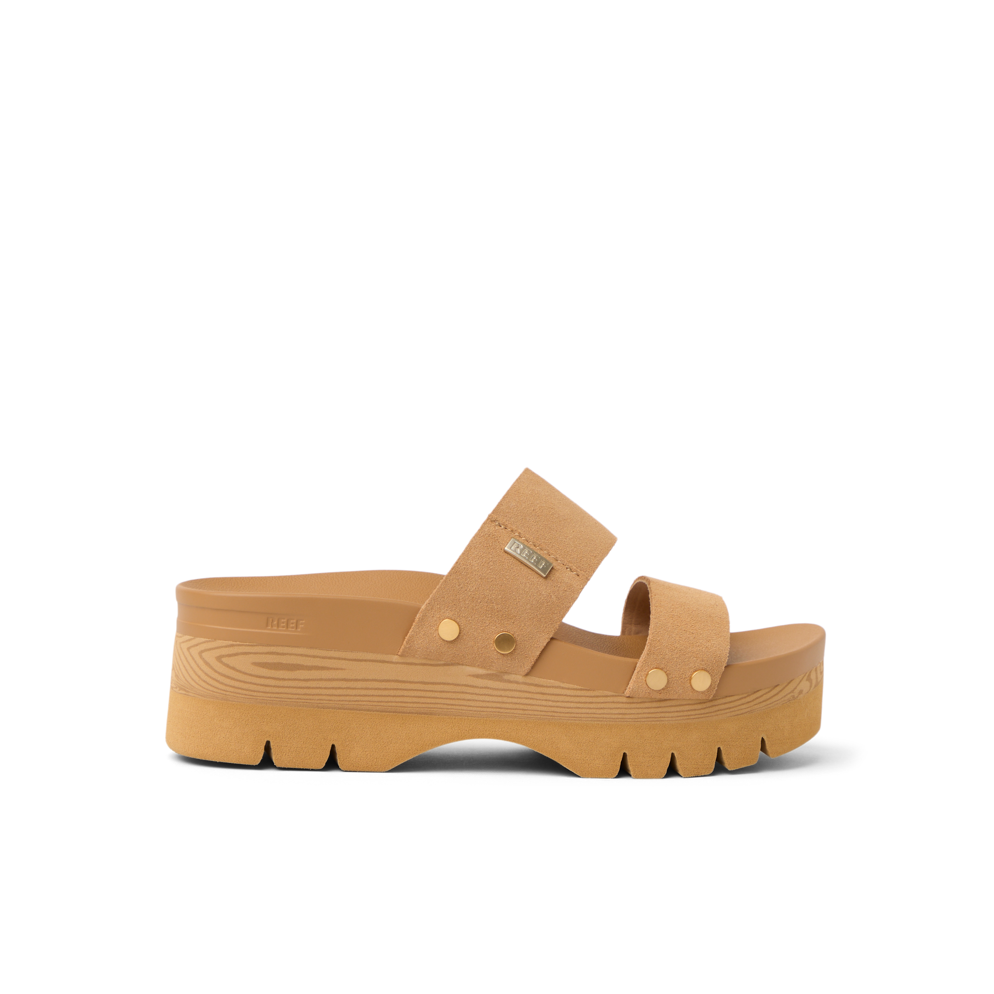 Reef Vista Higher Cleo Womens Sandal Tan Suede 6