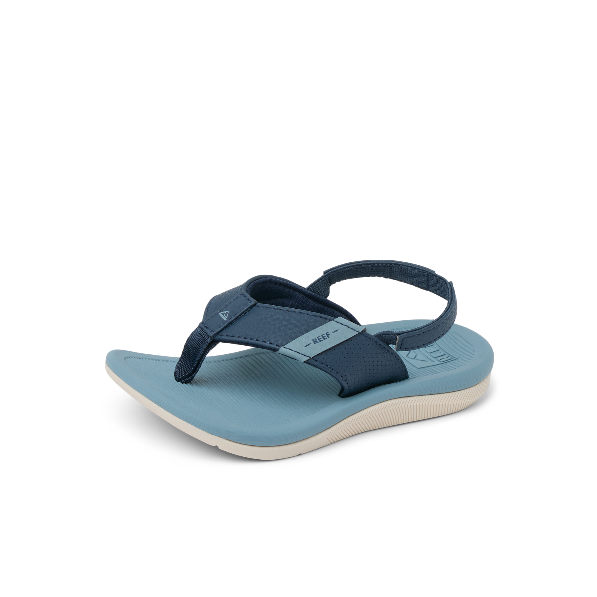 Reef Little Santa Ana Boys Sandal Blue-Faded Blue 4 C