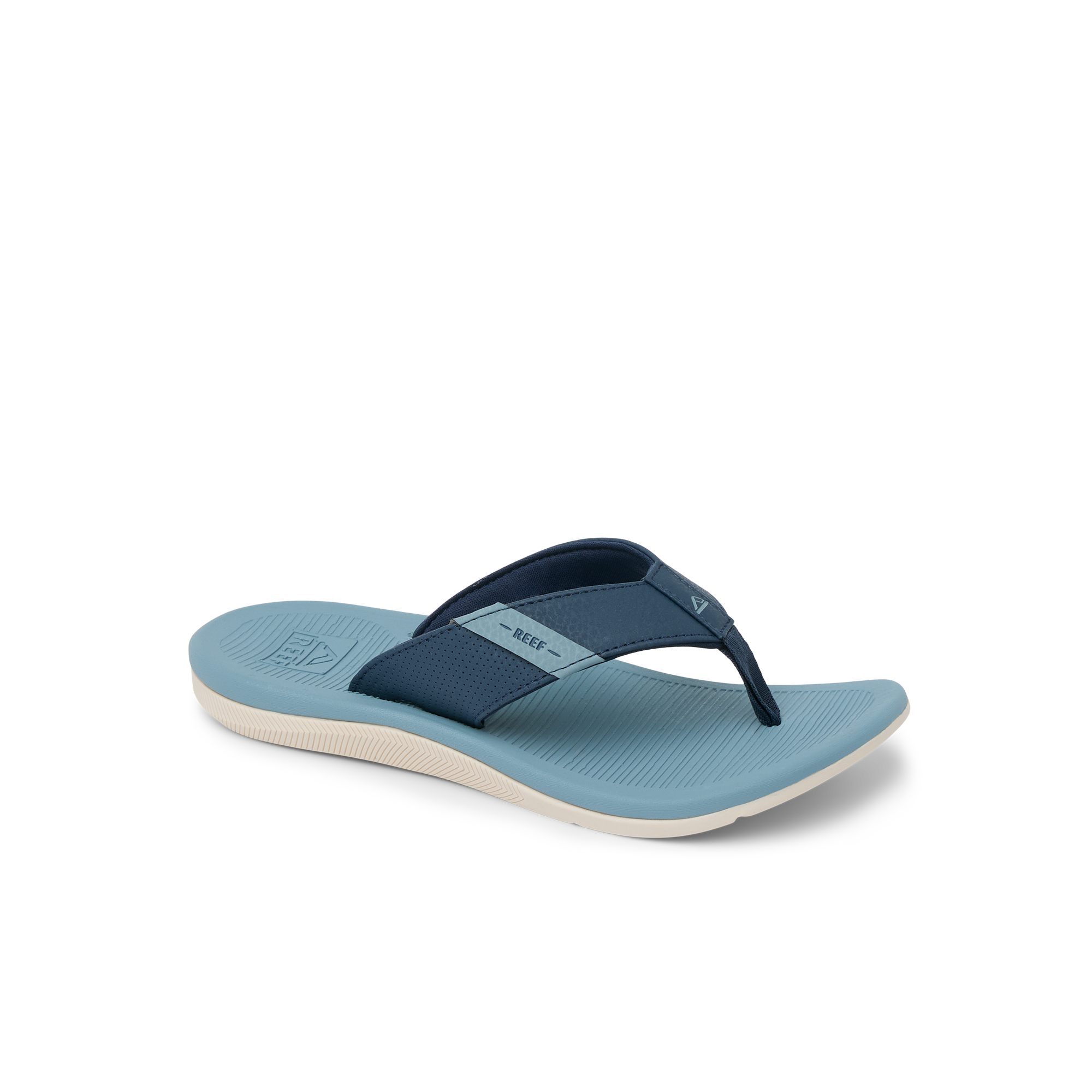Reef Santa Ana Boys Sandal Blue-Faded Blue 1 Y