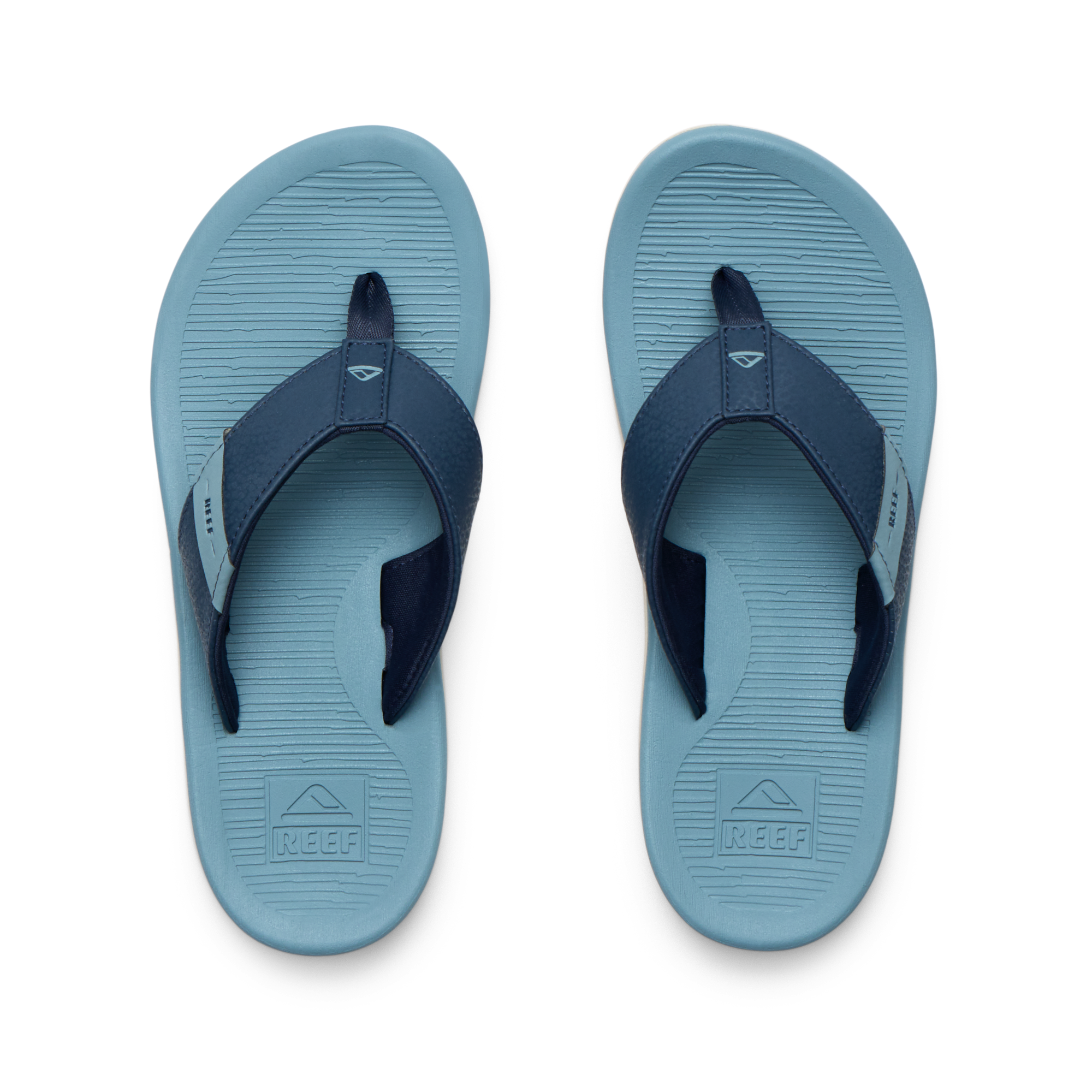 Reef Santa Ana Boys Sandal Blue-Faded Blue 1 Y