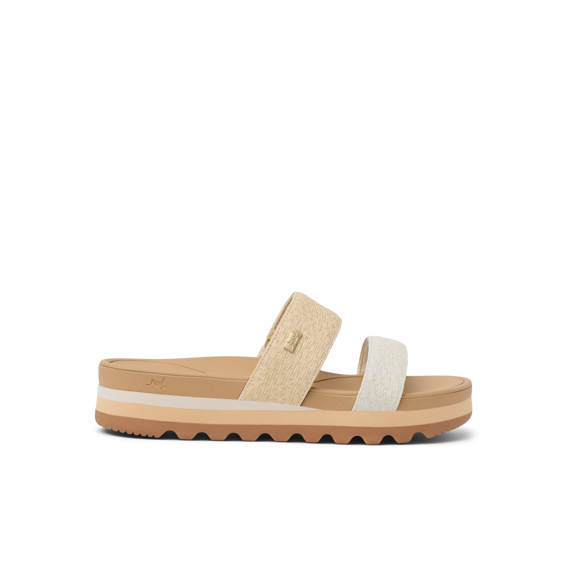 Reef Vista Hi Girls Sandal Beige Cream 4 Y