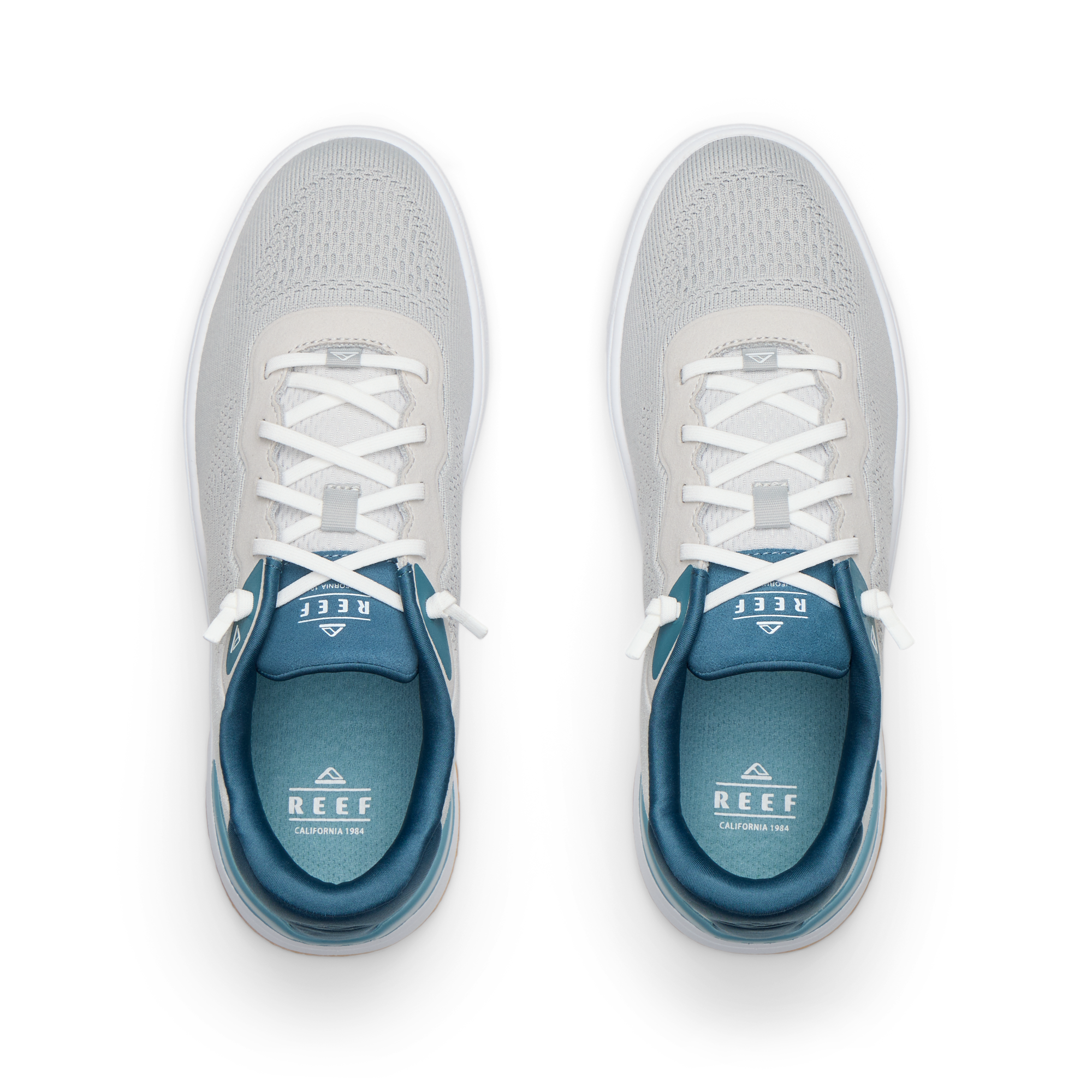 Reef Del Mar Mens Shoe Grey-Blue-Gum 9
