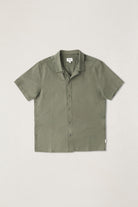 RHYTHM CLASSIC LINEN SS SHIRT GRN-FOREST GREEN 3L