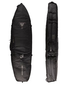 Creatures of Leisure Triple Wheely Shortboard Boardbag Black Silver 6ft3in