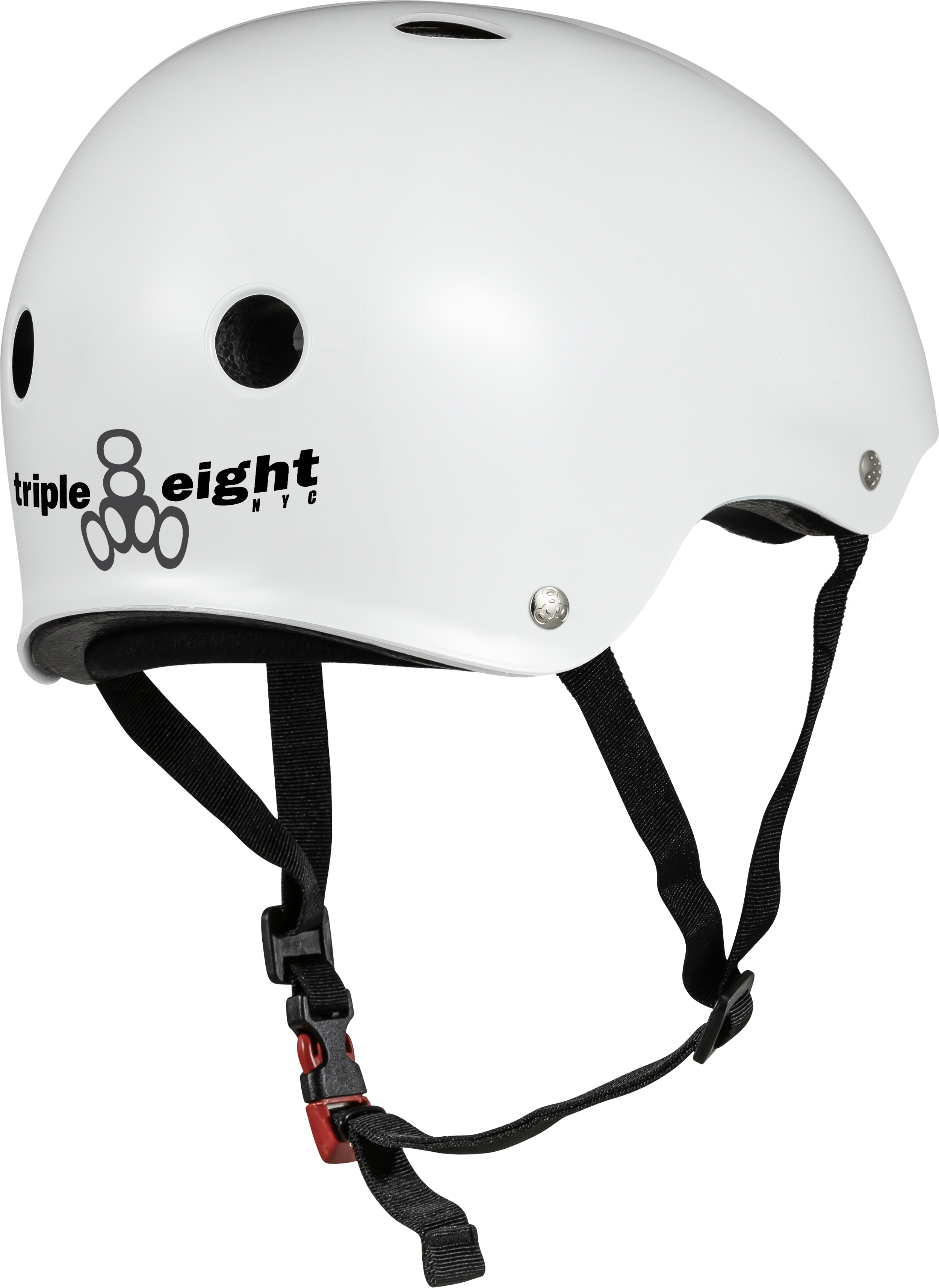 Triple Eight Certified Sweatsaver Helmet White Glossy XL/XXL