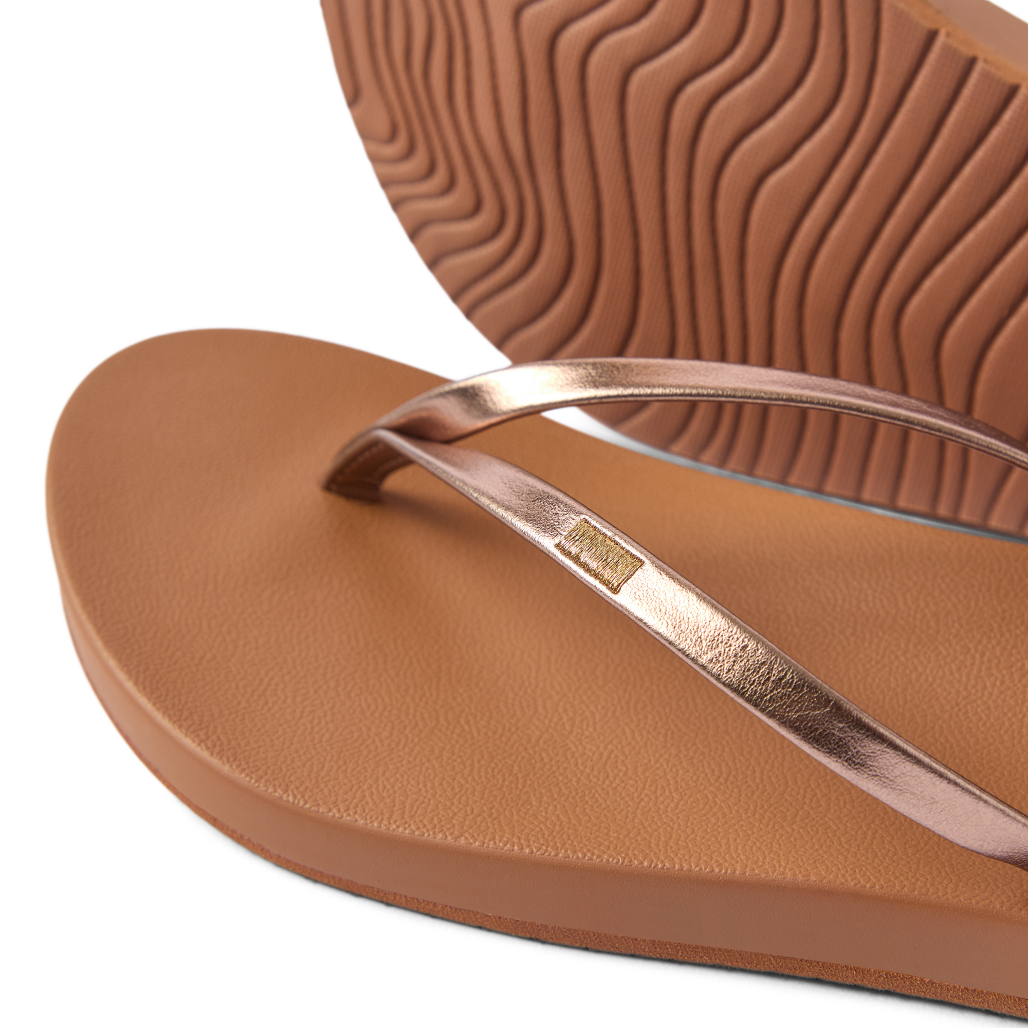 Reef Cushion Slim Womens Sandal Bronze-Brown 6