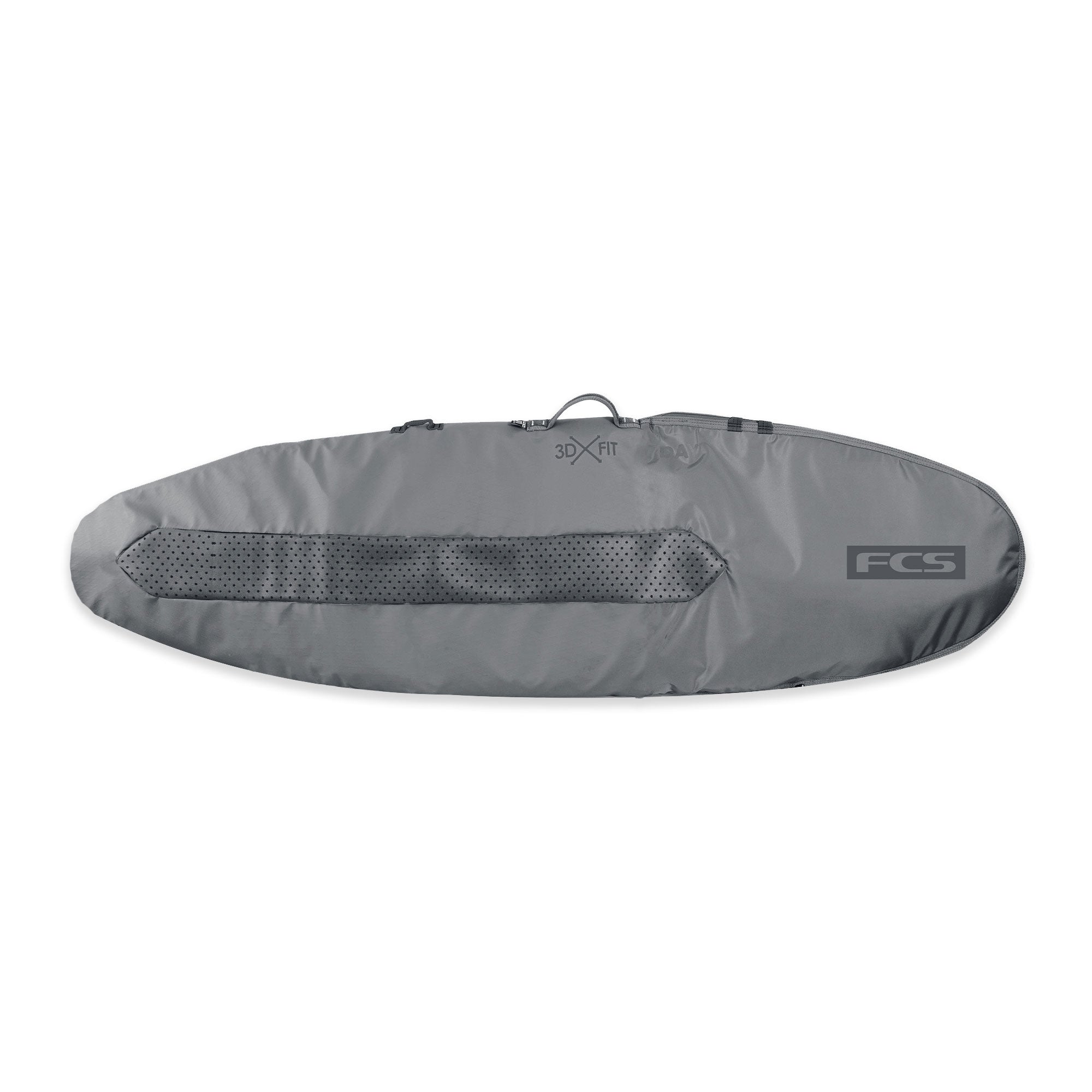FCS Day Fun Board Cover Steel Grey 6ft0in