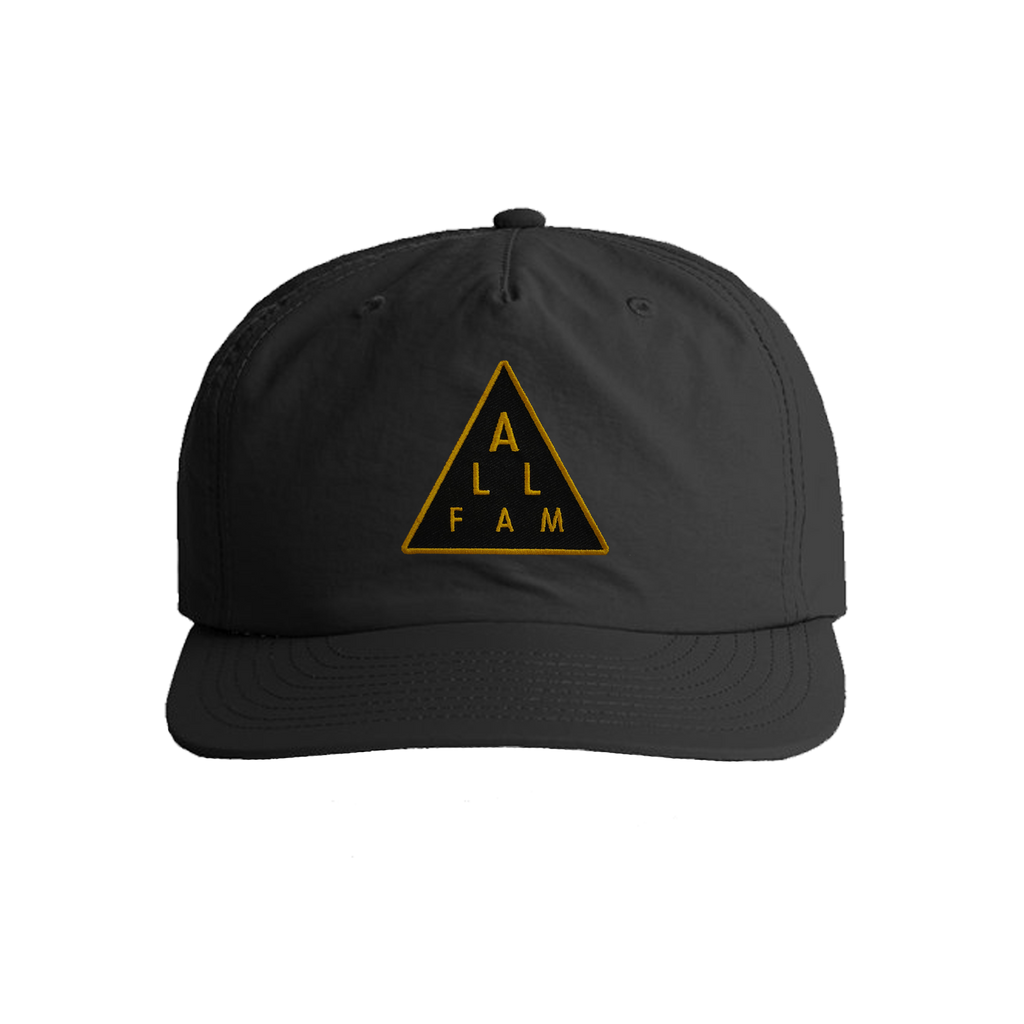 2” TRIANGLE PATCH KIDS HAT BLK.