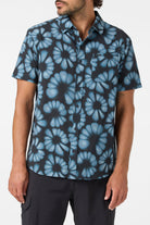 O'Neill Trvlr Perf Print Stnd SS Shirt BLK M