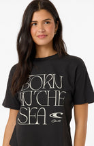 Oneill BORN IN THE SEA EASY TEE BLK S