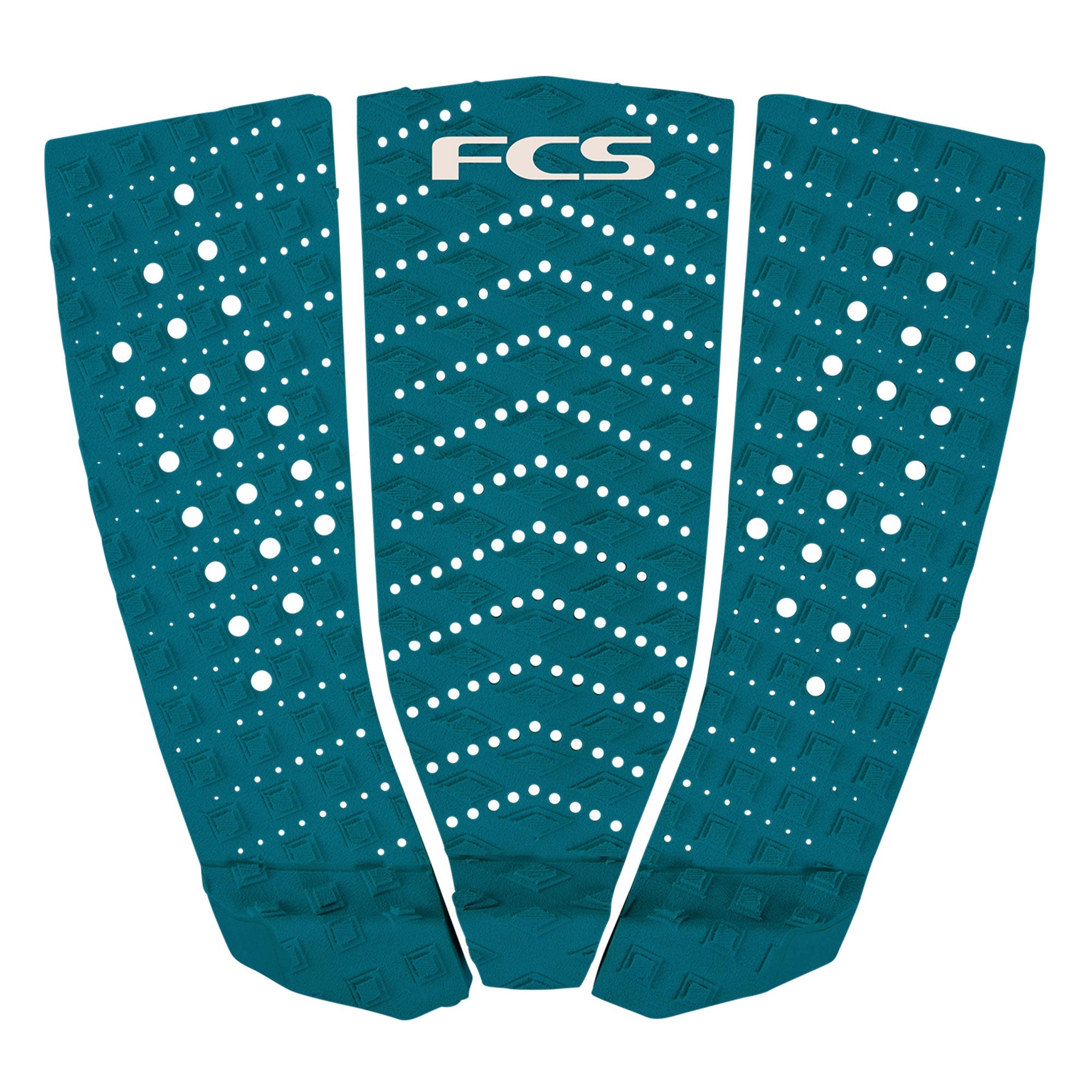 FCS T-3 Wide Eco Traction Pad Grey-Alpine