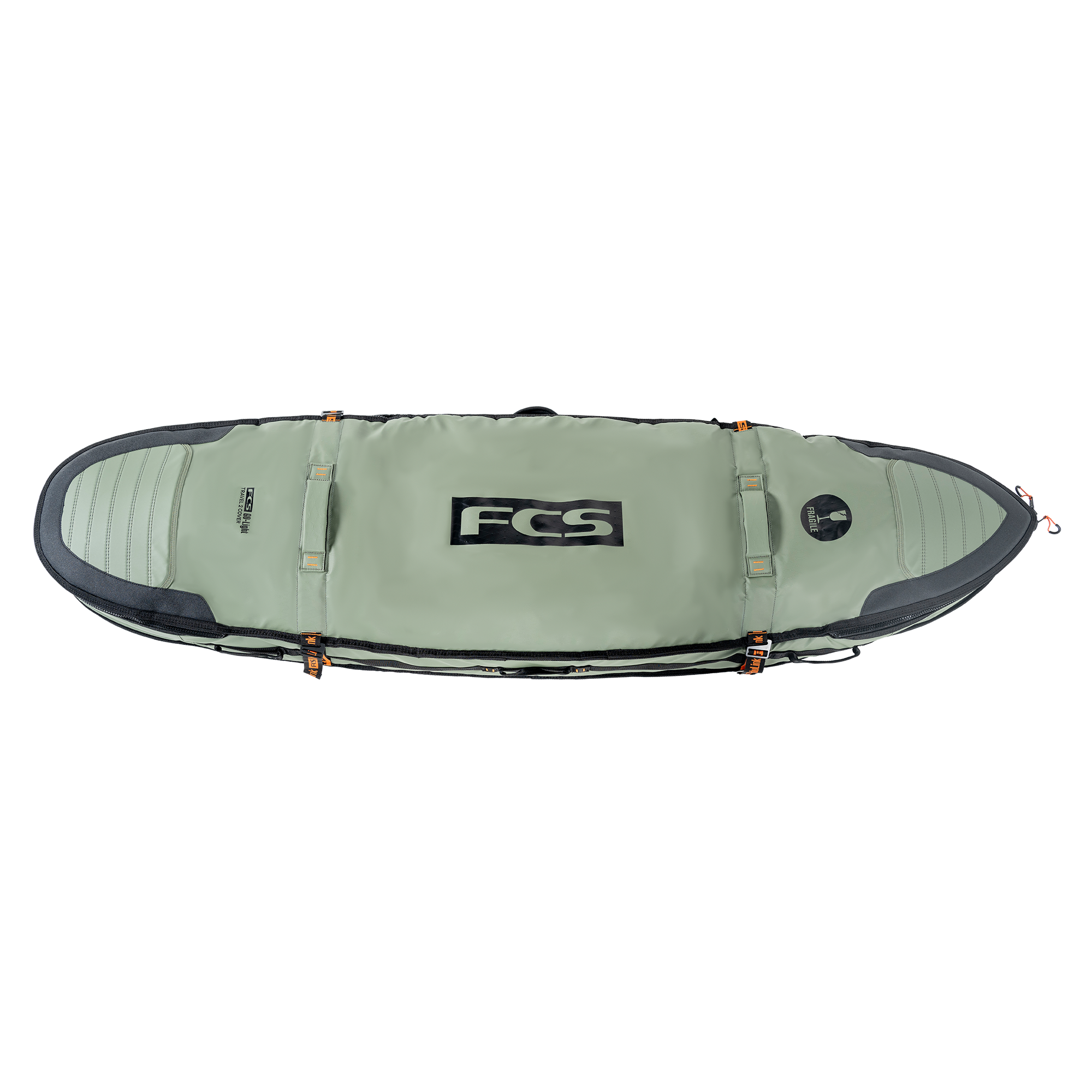 FCS Travel 2 Shortboard-Fish Boardbag Alpine 6ft0in