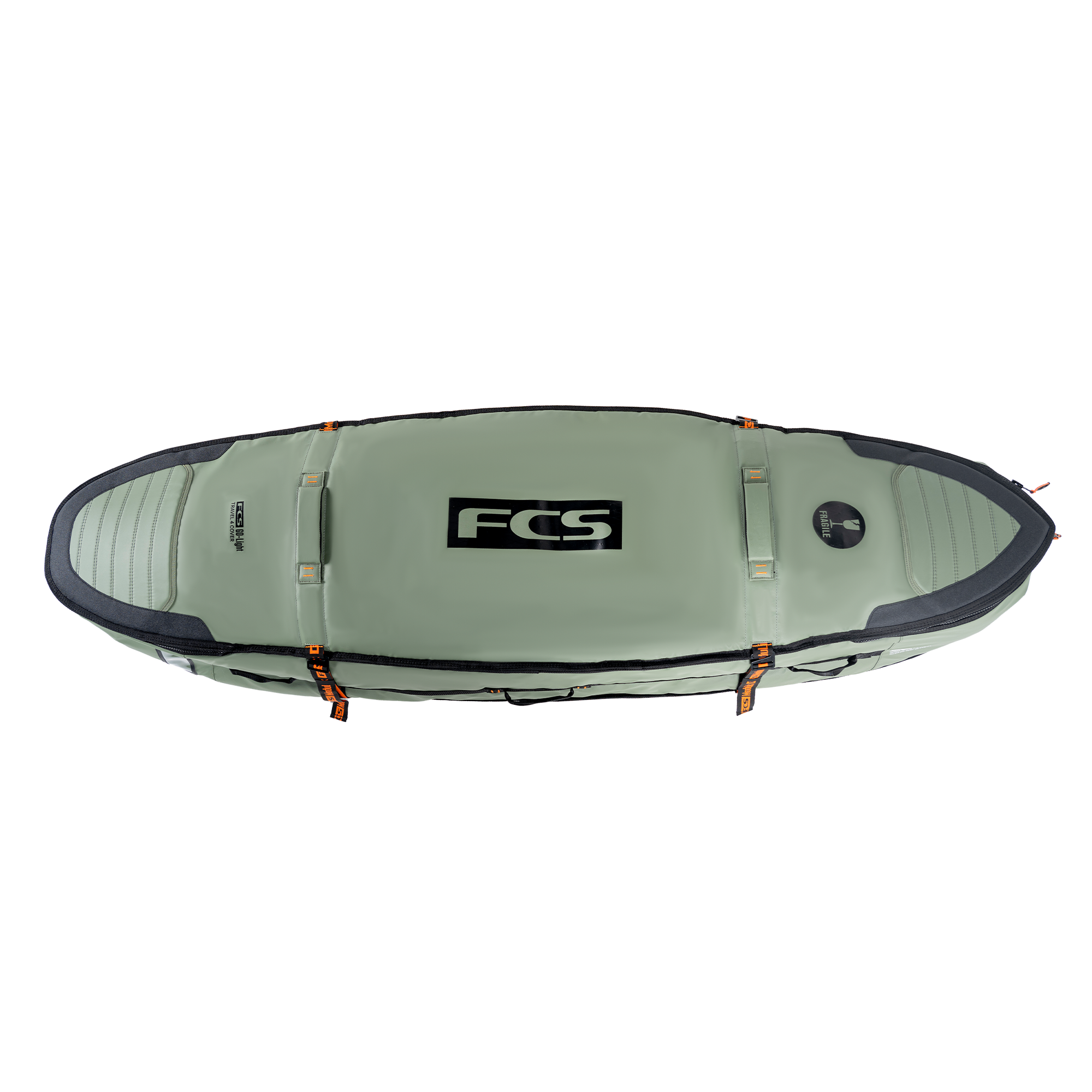 FCS Travel 2 Mid-Length Boardbag Alpine 7ft0in