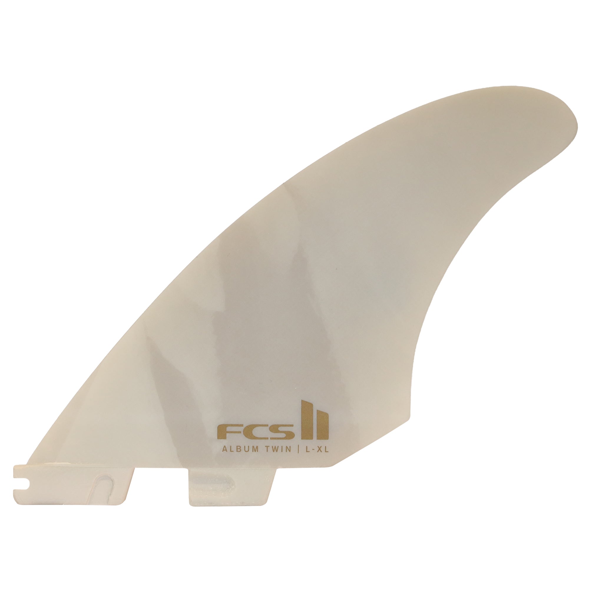 FCS 2 Album Laminar Twin Fin Set White-Gold L-XL