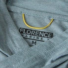 Florence Marine X Airtex Long  Sleeve Hooded Shirt HSB-Heather Light Sea Blue XL