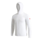Florence Marine X Airtex Long  Sleeve Hooded Shirt WHT-White S