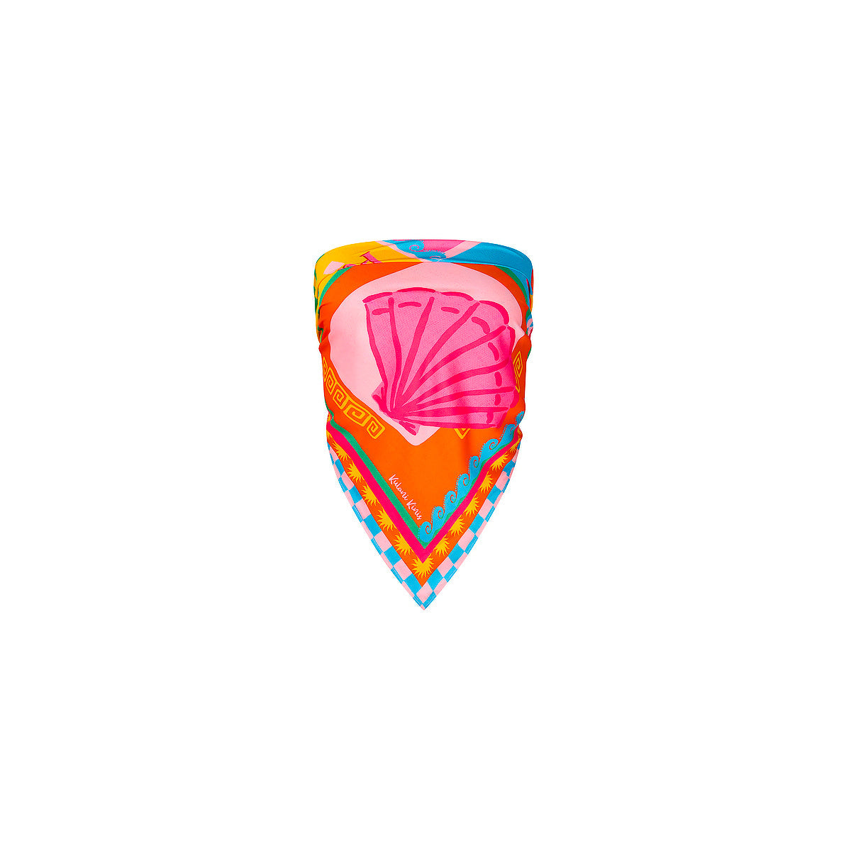 Kulani Kini Summer Bandana Scarf Top Sunkissed OS