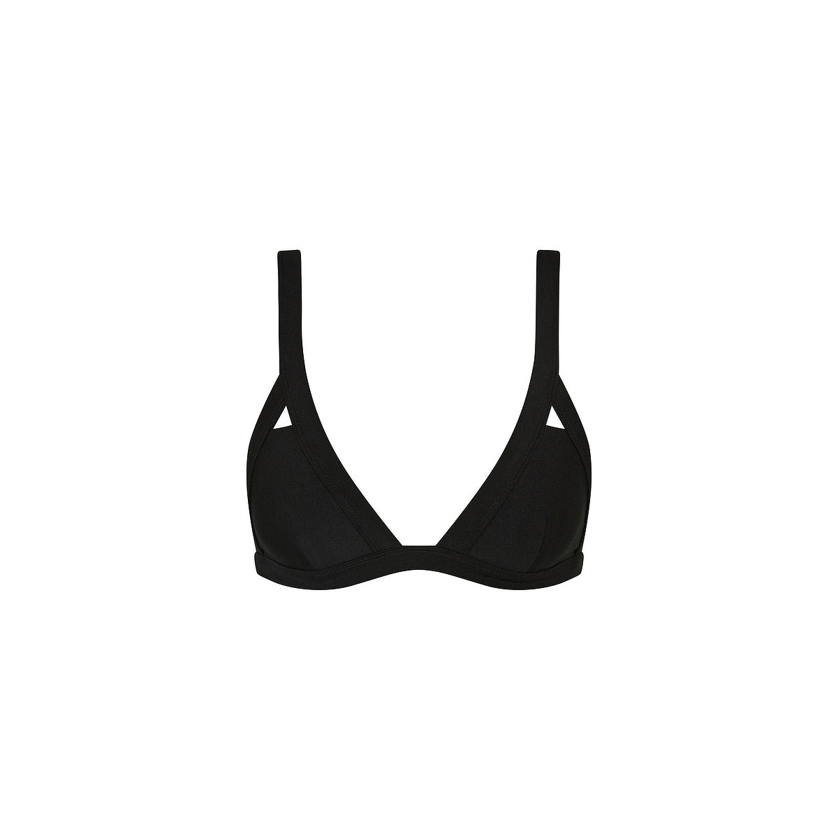 Kulani Kini Wide Bind Tri Top TwilightBlack XS