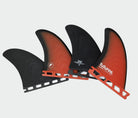 Futures Fins Billy Kemper Control Series Quad Red-Black