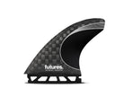 Futures Fins Vector 3/2 Blackstix + Thruster Fin Set Silver L