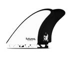 Futures Fins Christenson Fiberglass Twin Fin Set White-Black