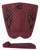 Creatures of Leisure Griffin Colapinto Lite Traction Pad Dark Rose Black Flames