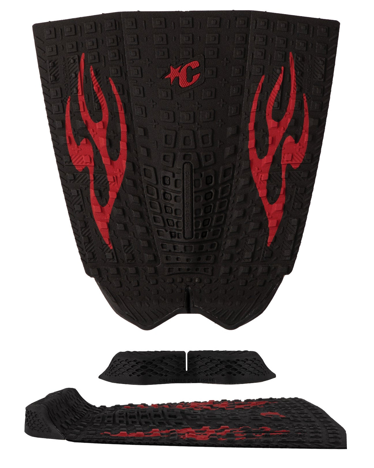 Creatures of Leisure Proto 1.5 Signature Traction Pad Black Red Flames