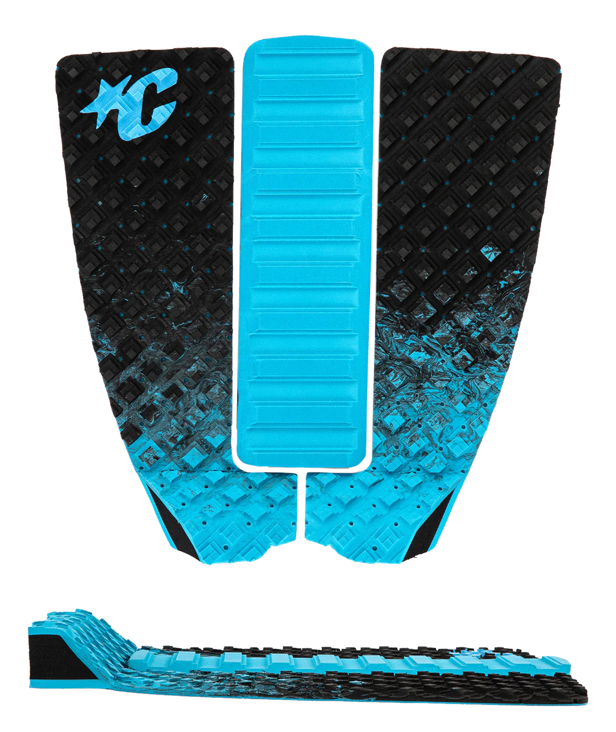 Creatures of Leisure Skim Traction Arch Combo Black Fade Cyan