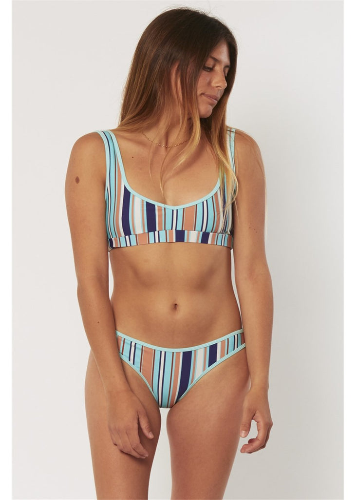 Stripe Palau Bralette Swim Top.