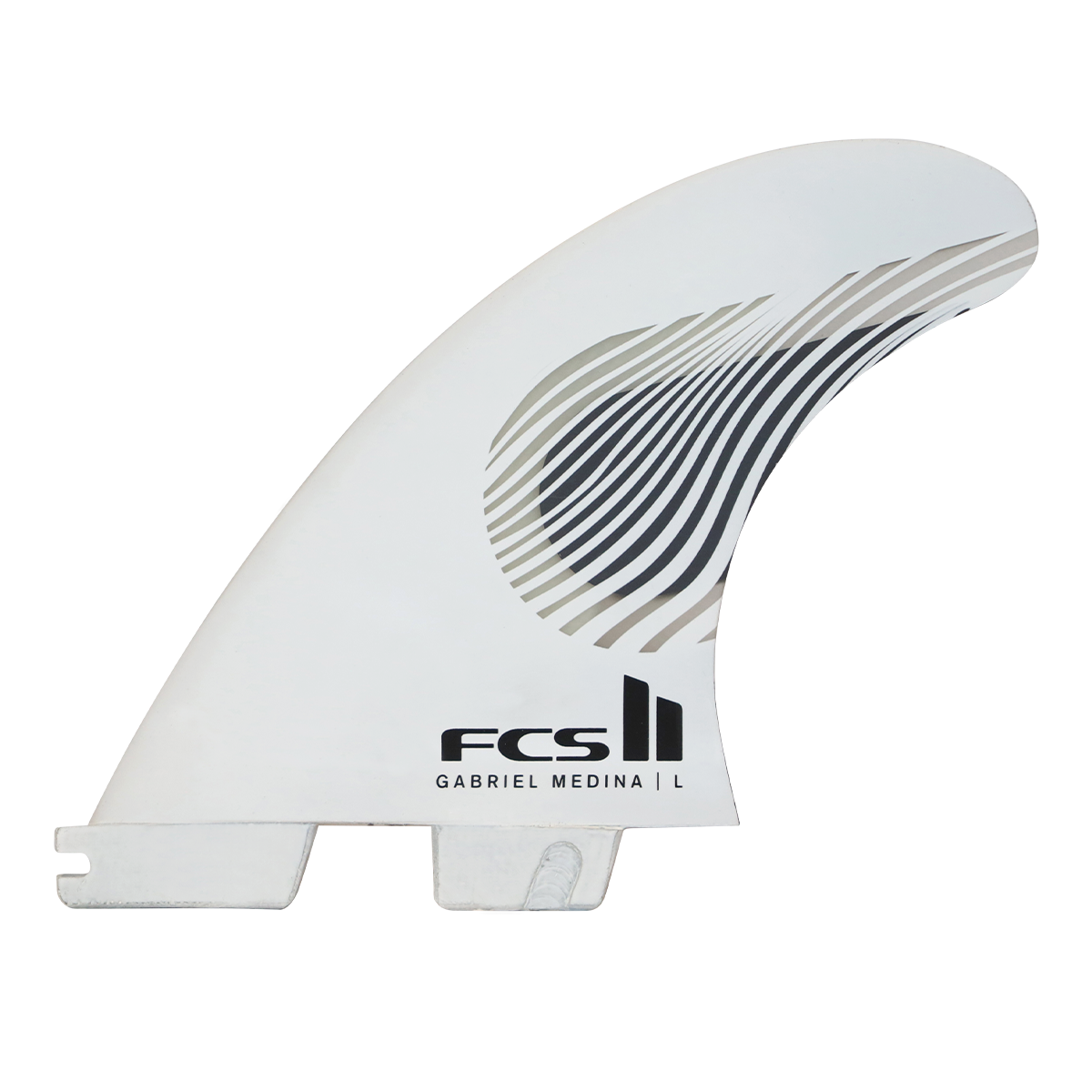 FCS 2 Gabriel Medina PC Tri-Fin Set Black-White M