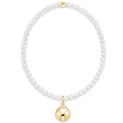 Enewton Classic Pearl Beaded Bracelet ClassicGold10mmCharm 3mm