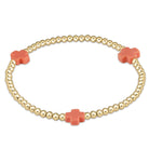 Enewton Beaded Bracelet  SignatureCross Coral 3mm