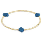 Enewton Beaded Bracelet  SignatureCross Cobalt 2mm
