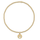 Enewton  Classic Gold Bracelet  PawPrintSmallGoldDisc 2mm