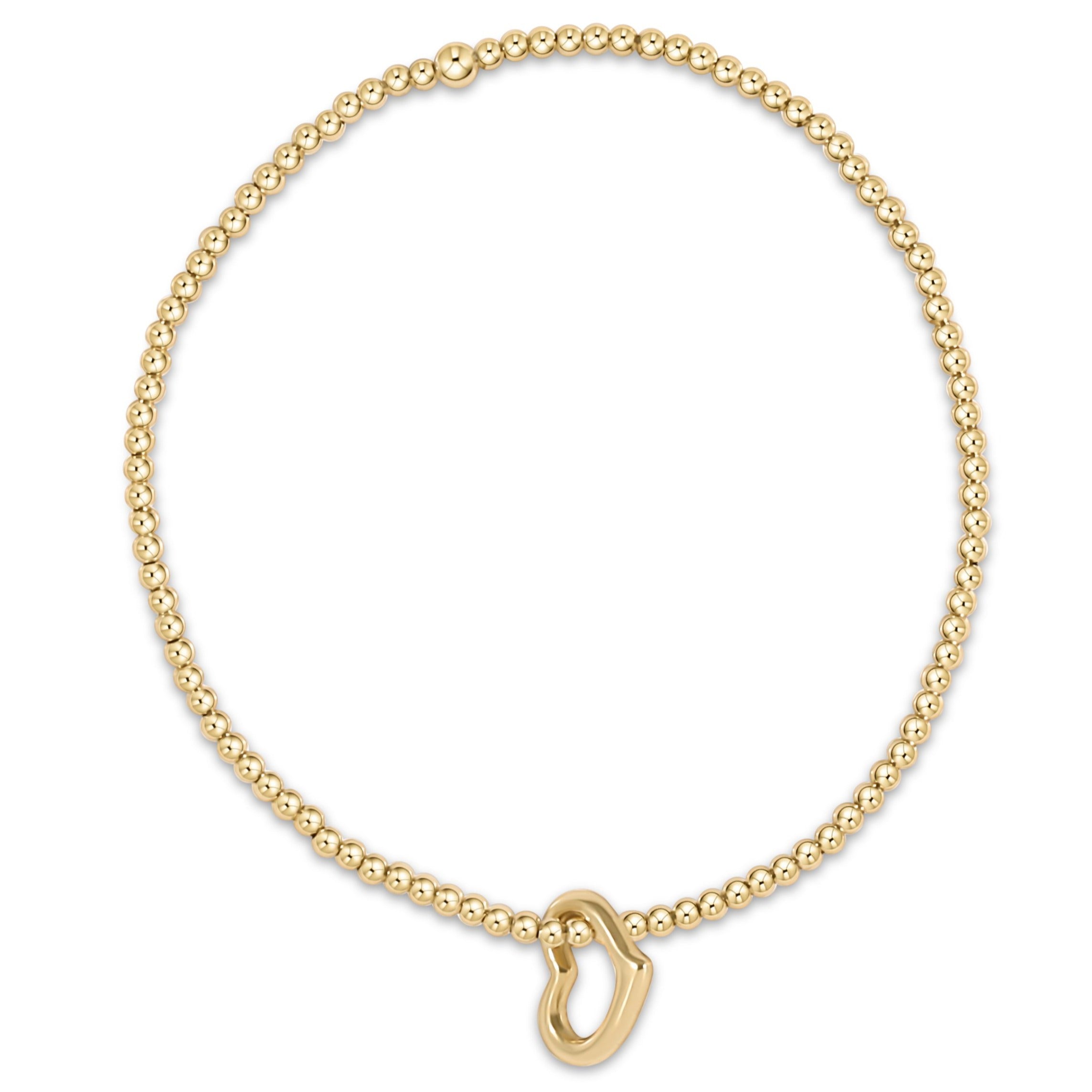 Enewton  Classic Gold Bracelet  LoveGoldCharm 2.5mm